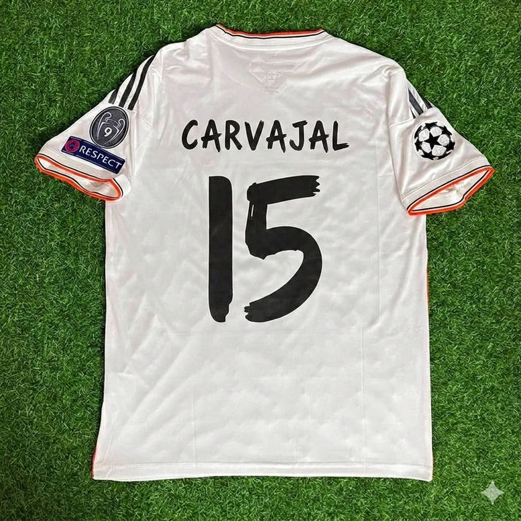 Dani Carvajal 15- Real  Madrid Lisbon Short Sleeve Jersey Soccer Shirt