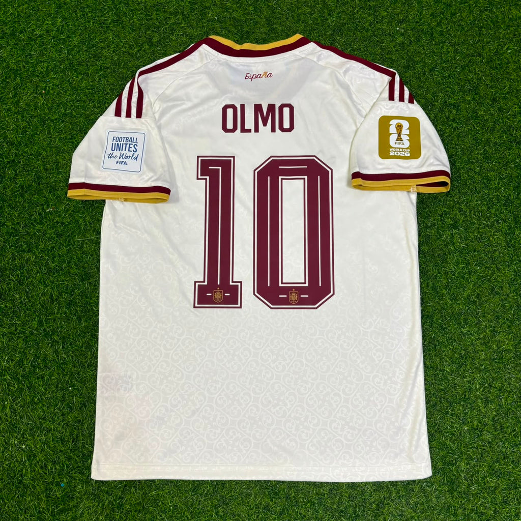 Dani Olmo #10 Spain 2026 World Cup Away Jersey Trikot Maillot