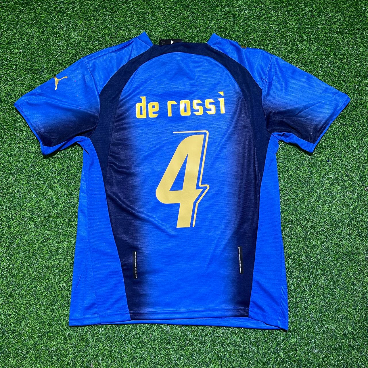 Daniele De Rossi 4 - Italy 2006 World Cup Final Retro Jersey Maillot Trikot Maglia Soccer Shirt