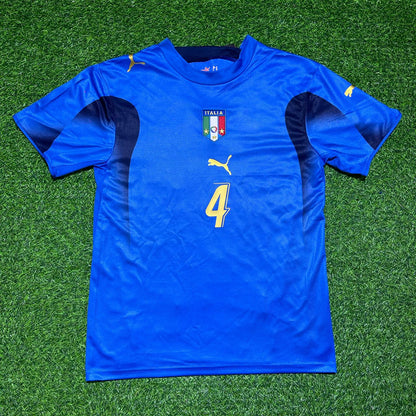 Daniele De Rossi 4 - Italy 2006 World Cup Final Retro Jersey Maillot Trikot Maglia Soccer Shirt