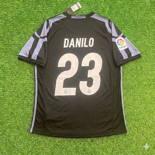 Danilo 23- Real Madrid 2016 Black Retro Football Jersey