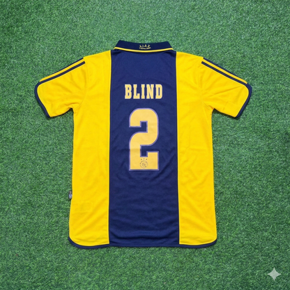 Ajax Yellow Retro Football Jersey – Danny Blind