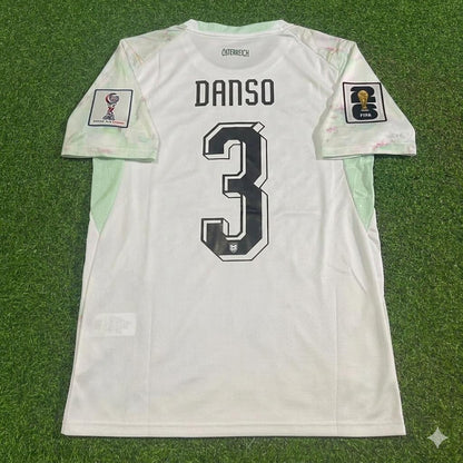 Kevin Danso Austria White 2026 World Cup Football Jersey