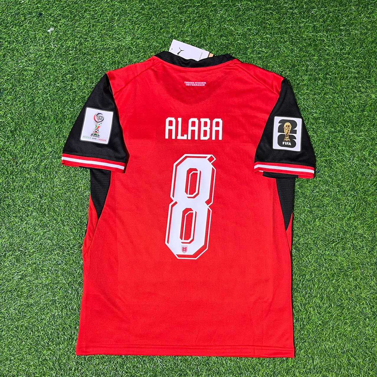 David Alaba 8 - Österreich WM Trikot 2026