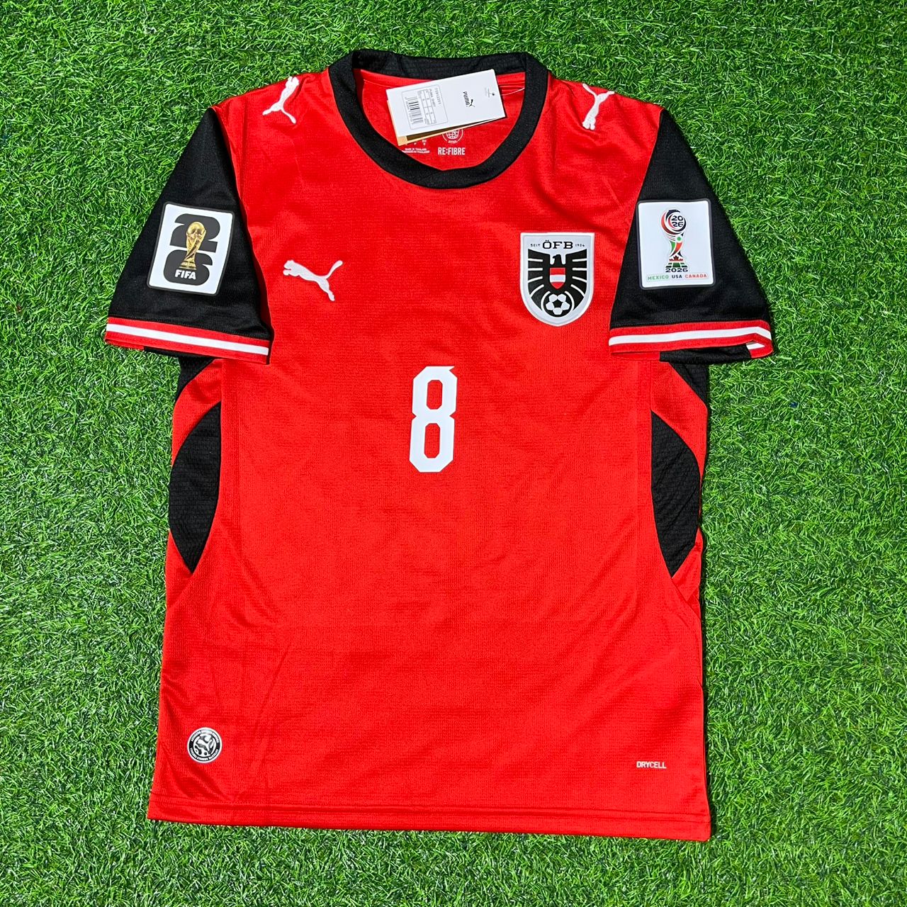 David Alaba 8 - Österreich WM Trikot 2026