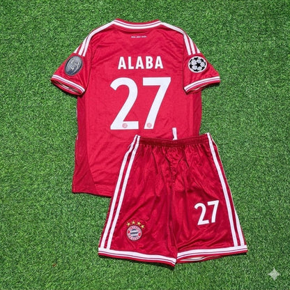 Bayern Munich 2013 Champions League Final Kids Retro Jersey – David Alaba 27