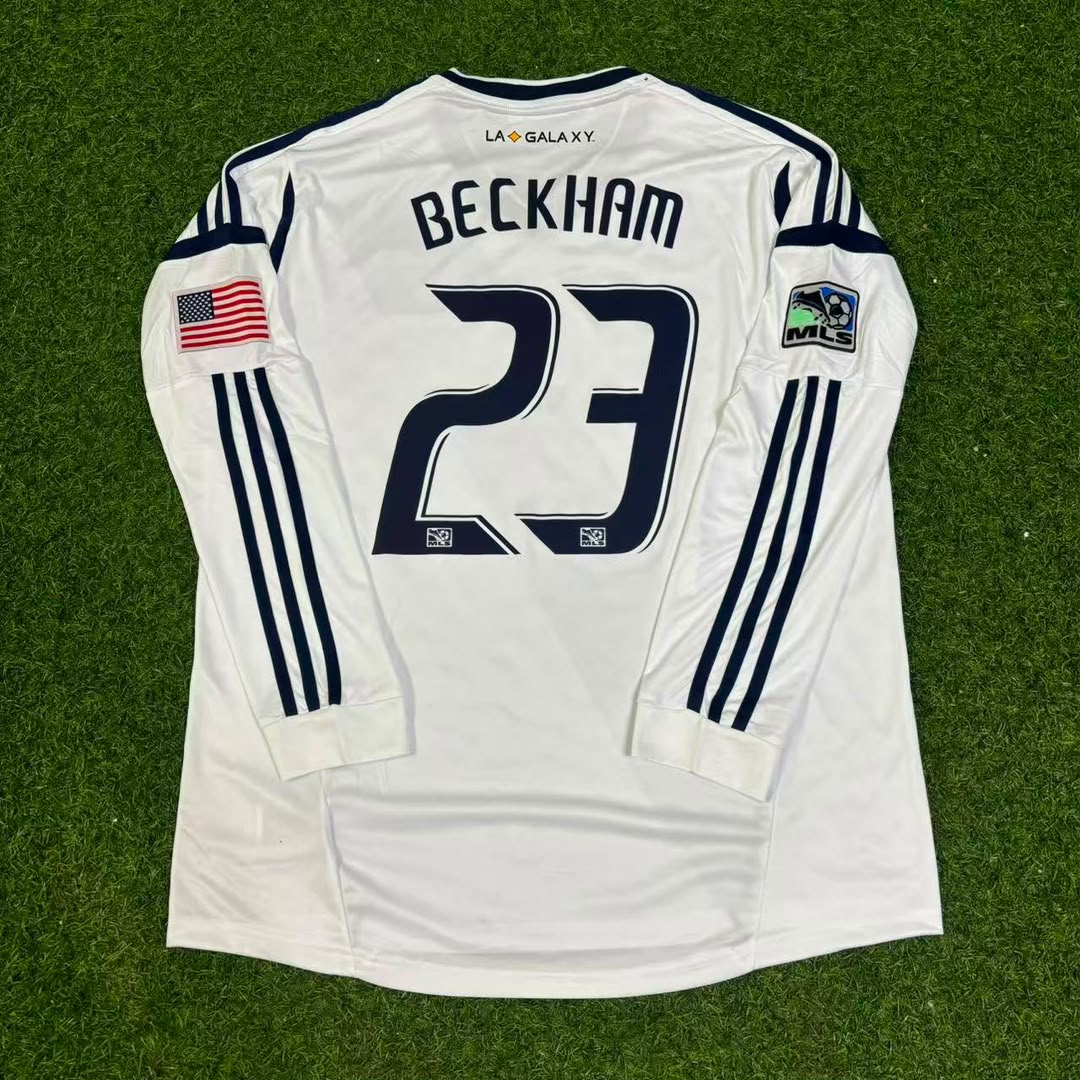 David Beckham 23 - LA Galaxy 2012 MLS Retro-Trikot Fußballshirt
