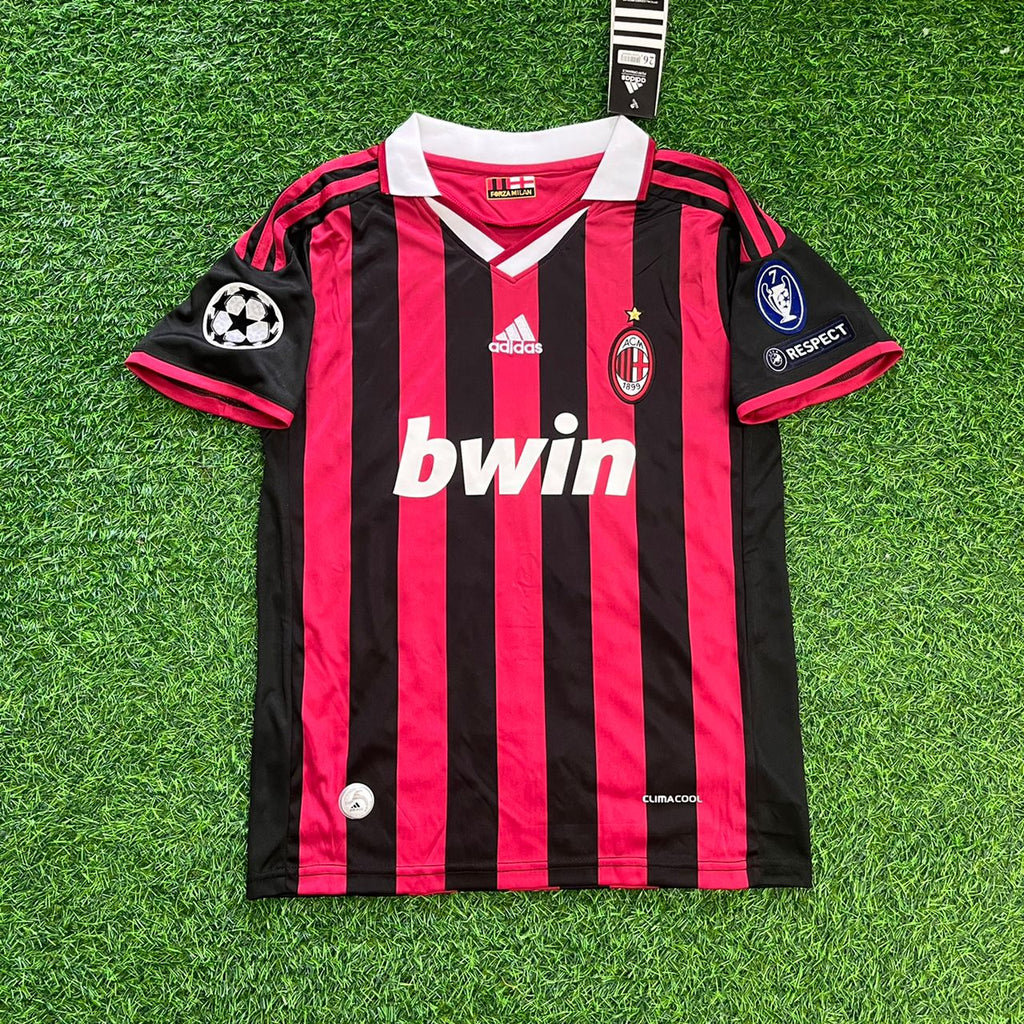 David Beckham 32 - AC Milan 2009-2010 Kit Jersey Trikot Maillot Soccer Shirt