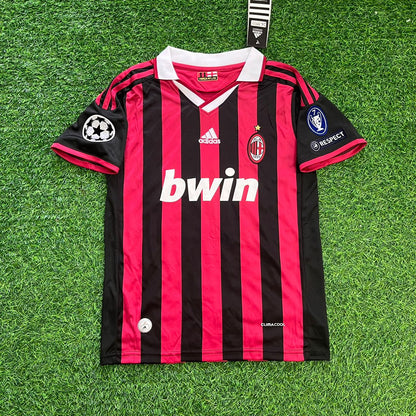 David Beckham 32 - AC Milan 2009-2010 Kit Jersey Trikot Maillot Soccer Shirt