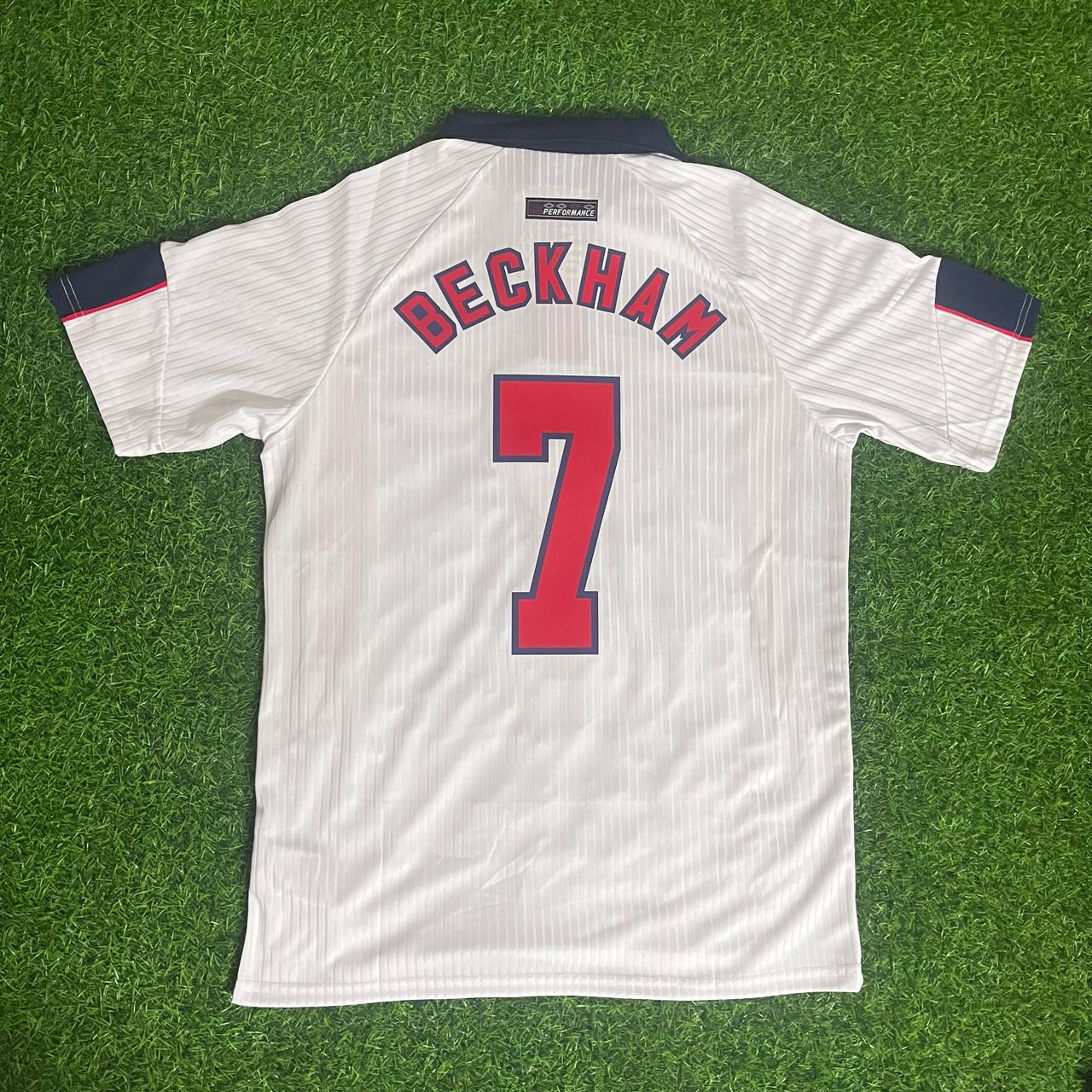 David Beckham England 1998 WM Retro-Trikot