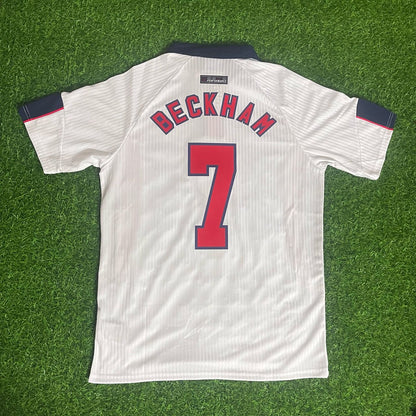 David Beckham England 1998 WM Retro-Trikot