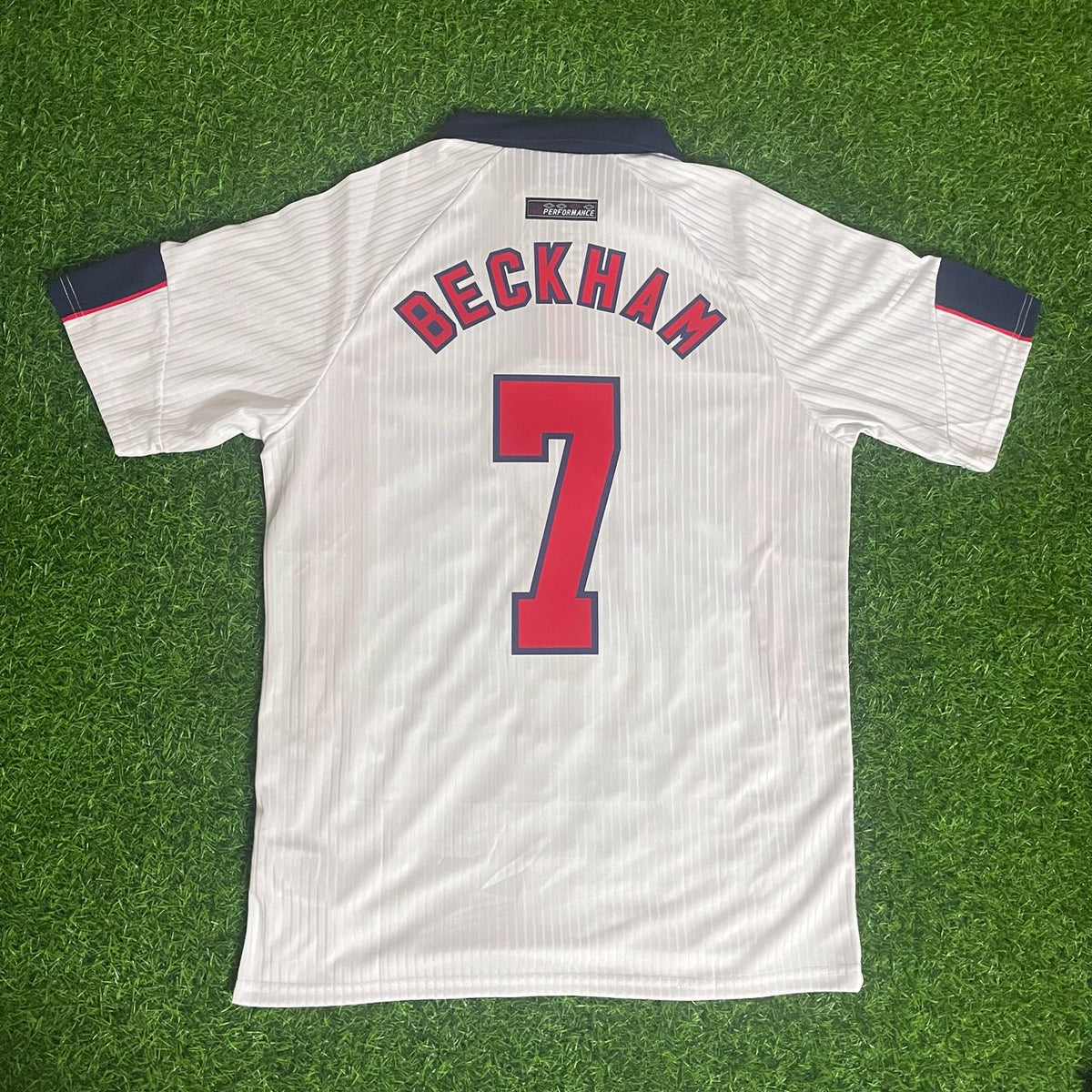 David Beckham 1998 Sleeve White Jersey