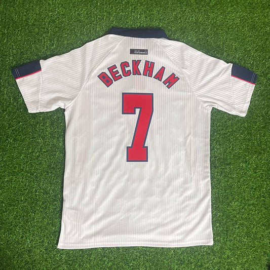 David Beckham 1998 Sleeve White Jersey