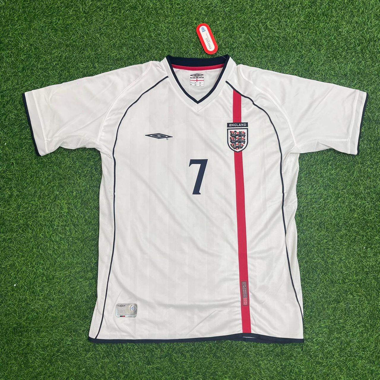 David Beckham England 2002 World Cup Retro KIDS Football Shirt