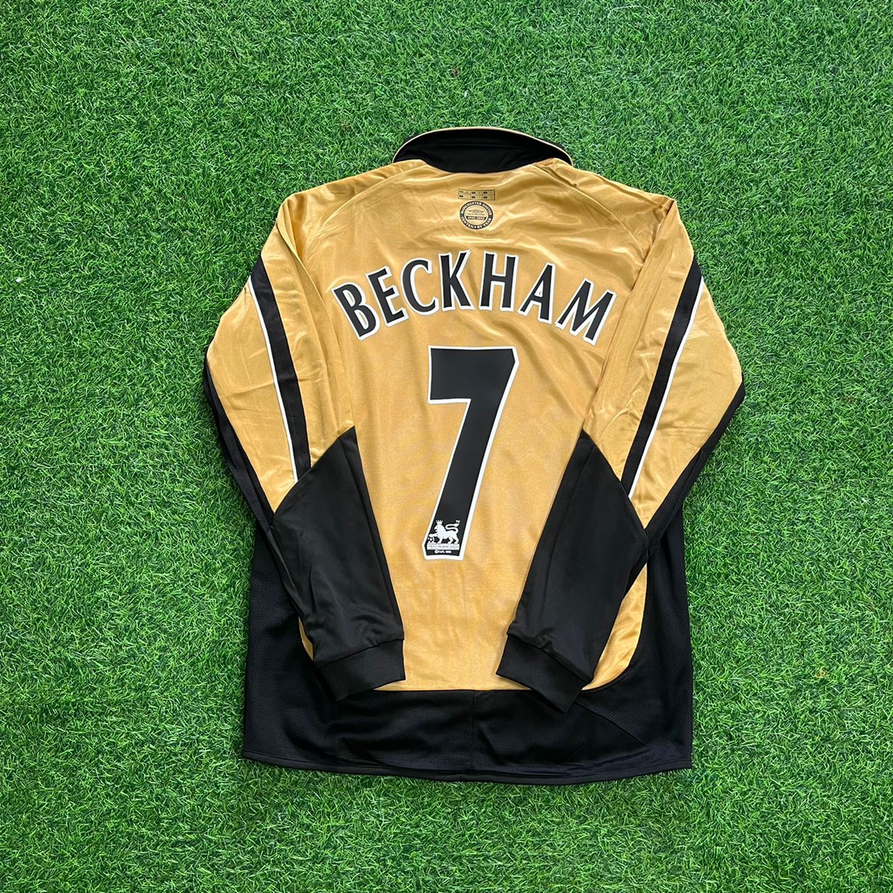 David Beckham #7 Manchester United 01/02 Maillot réversible extérieur Retro Jersey Maillot Trikot Maglia Maillot de football