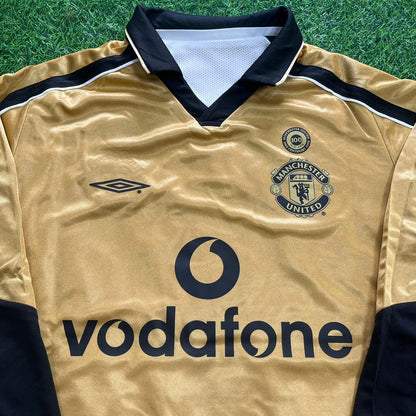 David Beckham #7 Manchester United 01/02 Reversible Away Shirt Retro Jersey Maillot Trikot Maglia Soccer Shirt