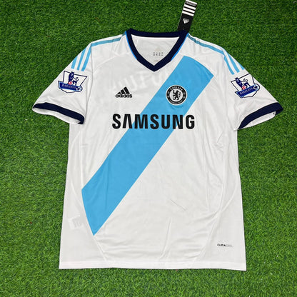 Chelsea 2012/13 White Retro Football Jersey – David Luiz