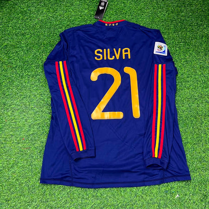 David Silva - Spain 2010 World Cup Final Retro Jersey Trikot