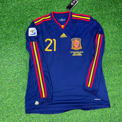 David Silva - Spain 2010 World Cup Final Retro Jersey Trikot