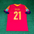 David Silva Spain 2013 Confederations Cup Retro Jersey Trikot