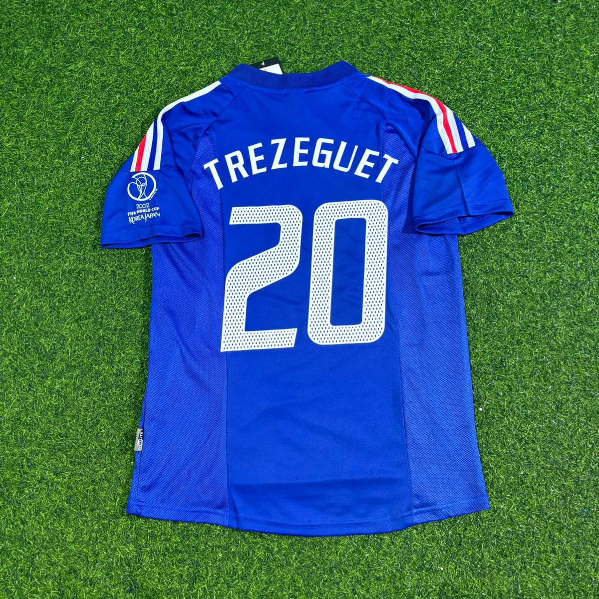 Frankreich 2002 WM Retro-Fußballtrikot – David Trezeguet