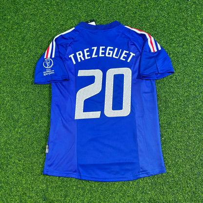 Frankreich 2002 WM Retro-Fußballtrikot – David Trezeguet