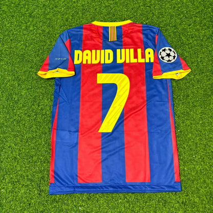 Camiseta de fútbol David Villa Barcelona 2010 2011