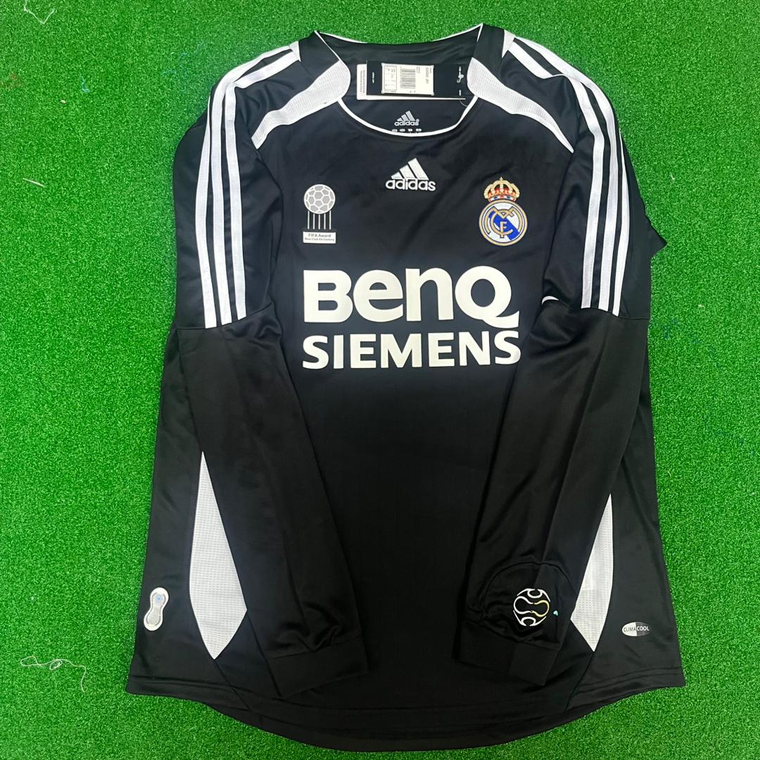David Beckham Real Madrid 2006-2007 Schwarzes Trikot Fußballtrikot