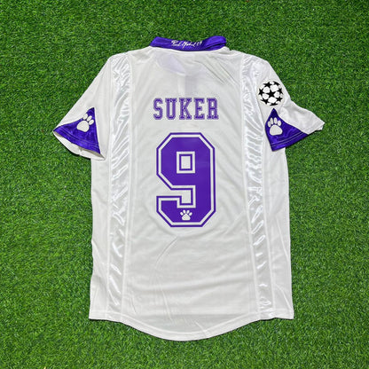 Davor Suker #9 Real Madrid 1998 1999 Home Retro Vintage Jersey