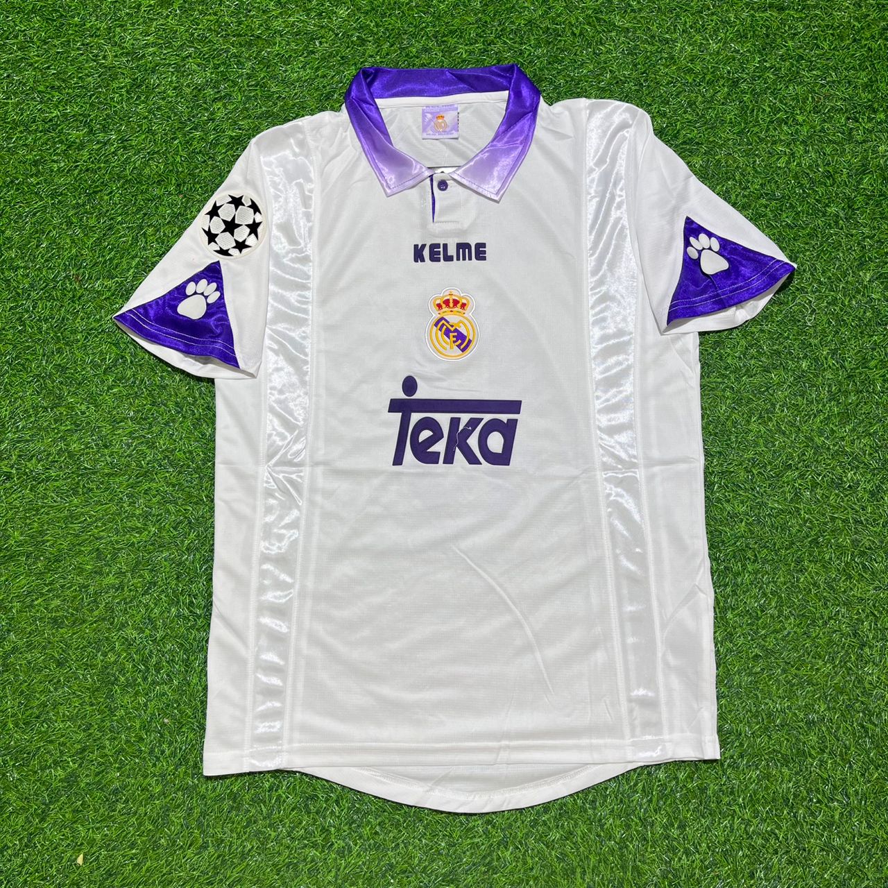 Davor Suker #9 Real Madrid 1998 1999 Home Retro Vintage Jersey