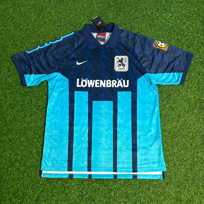 Maillot de football rétro domicile bleu Davor Šuker TSV 1860 München