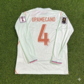 Dayot Upamecano #4 France 2026 World Cup Away Long Sleeve Jersey