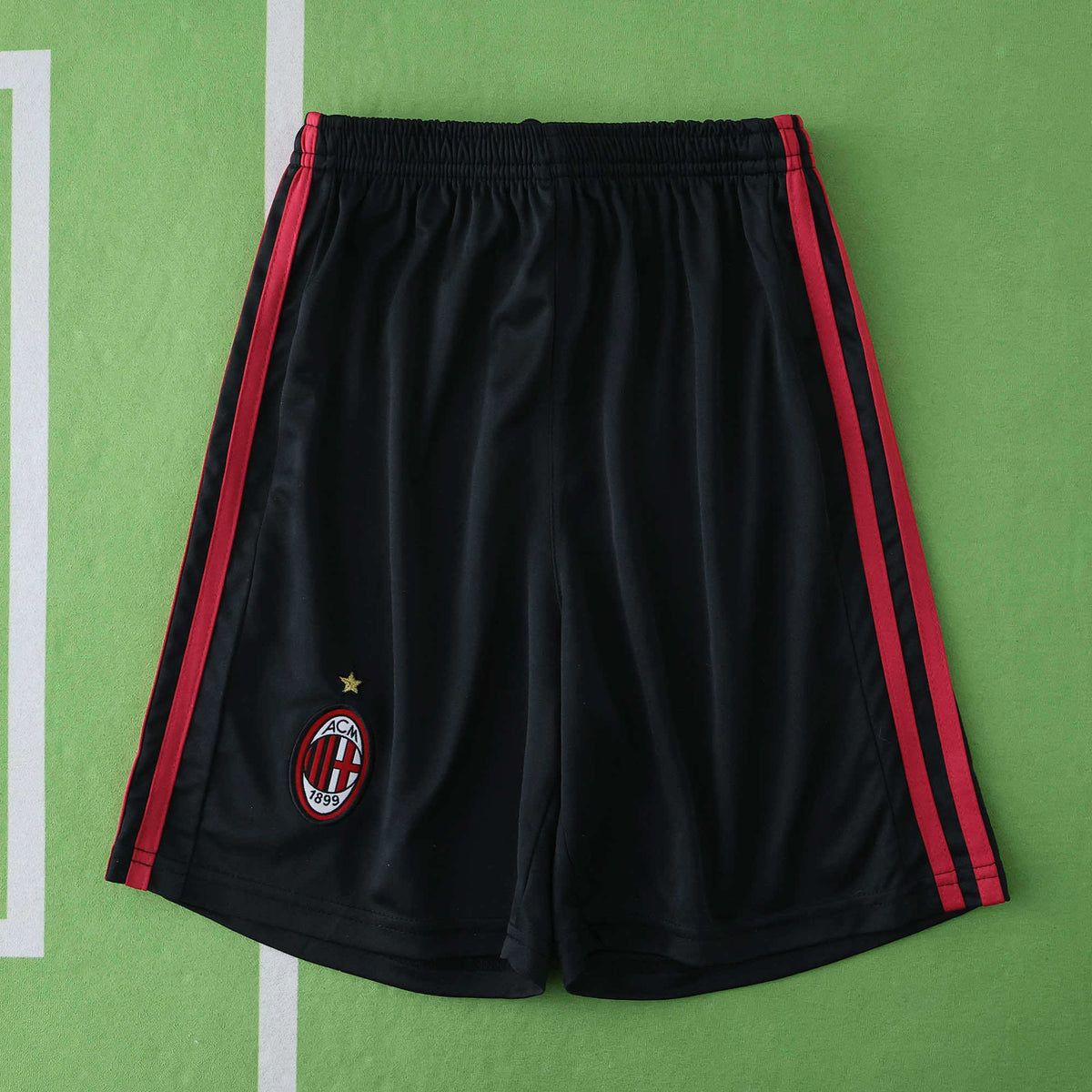 A.C. Milan 2009-2010 Season Retro Home Kids Football Jersey Trikot Maillot