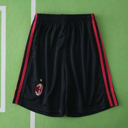A.C. Milan 2009-2010 Season Retro Home Kids Football Jersey Trikot Maillot