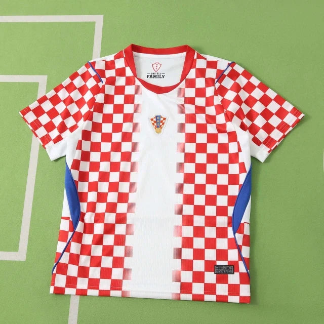 Kroatien 2026 WM Kinder Fußball Trikot Set Weiß