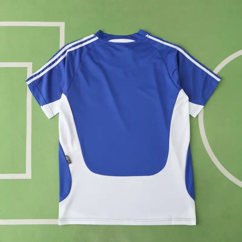Greece EURO 2004 Final Blue Retro Home Kit Jersey Soccer Shirt