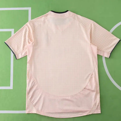 Juventus FC 03/04 Saison Auswärtstrikot Hell-Pfirsich Retro-Trikot Fußballtrikot