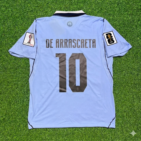 Giorgian de Arrascaeta #10 Uruguay 2026 World Cup Home Hellblau Trikot