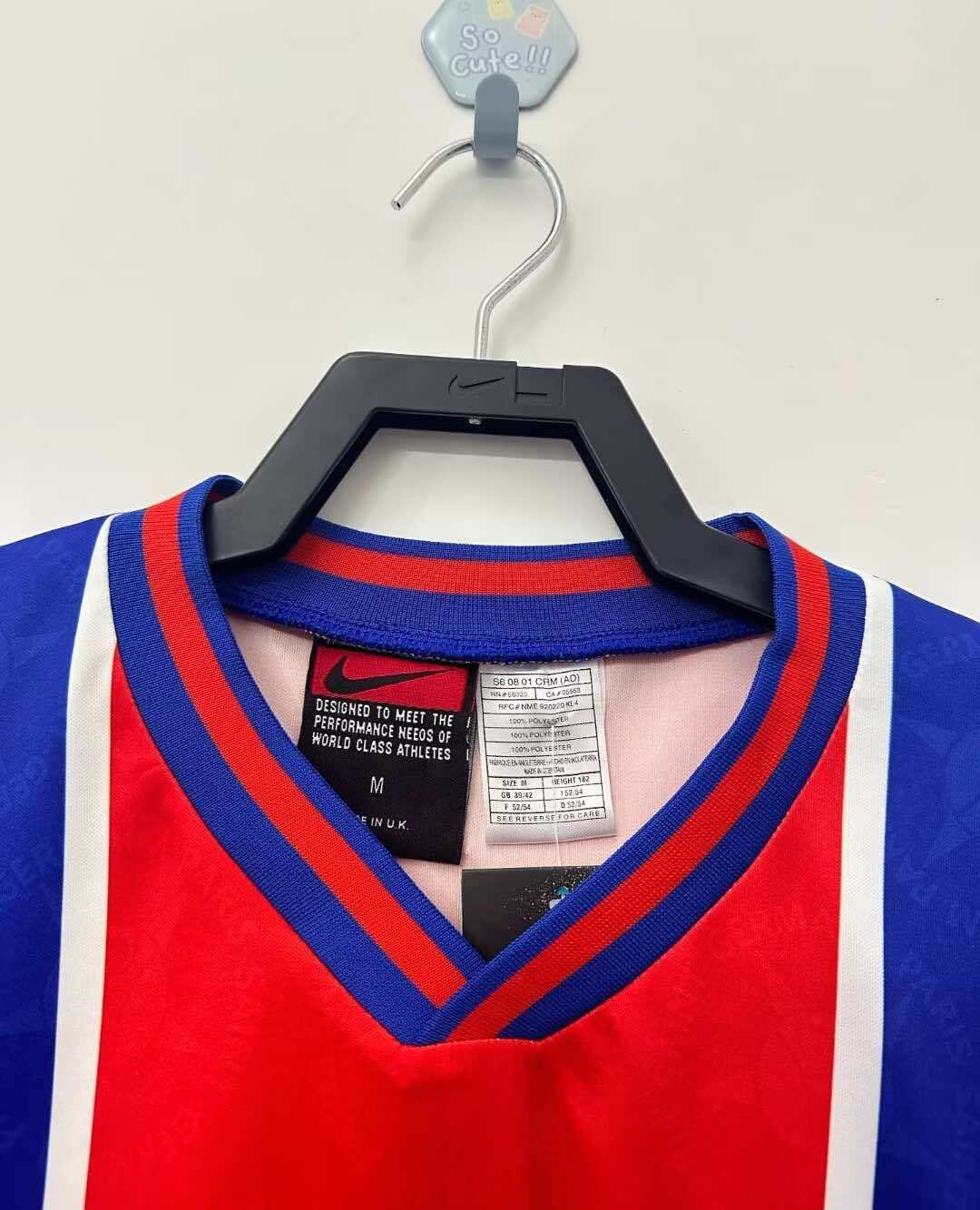 Paris Saint-Germain F.C. 1995-1996 Season Home Retro Football Jersey Trikot Maillot