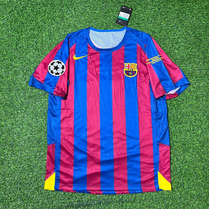Deco Barcelona 2006 Final Retro Short Sleeve Football Jersey