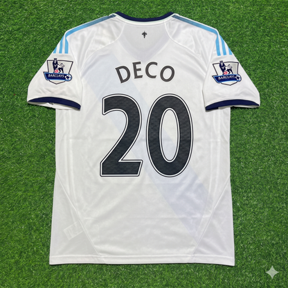 Chelsea White Retro Football Jersey – Deco