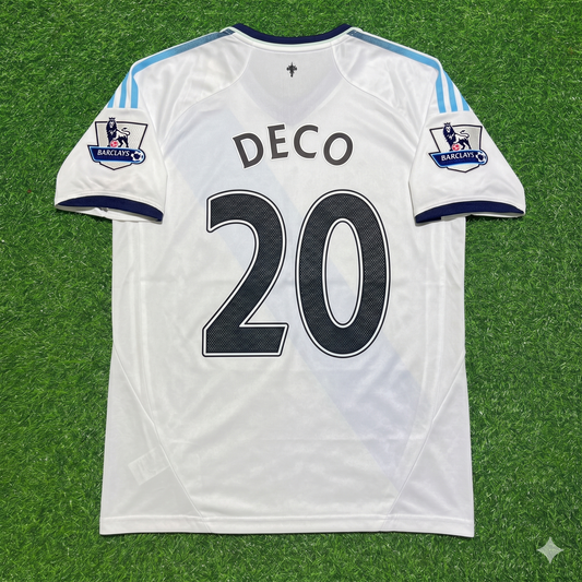 Chelsea White Retro Football Jersey – Deco