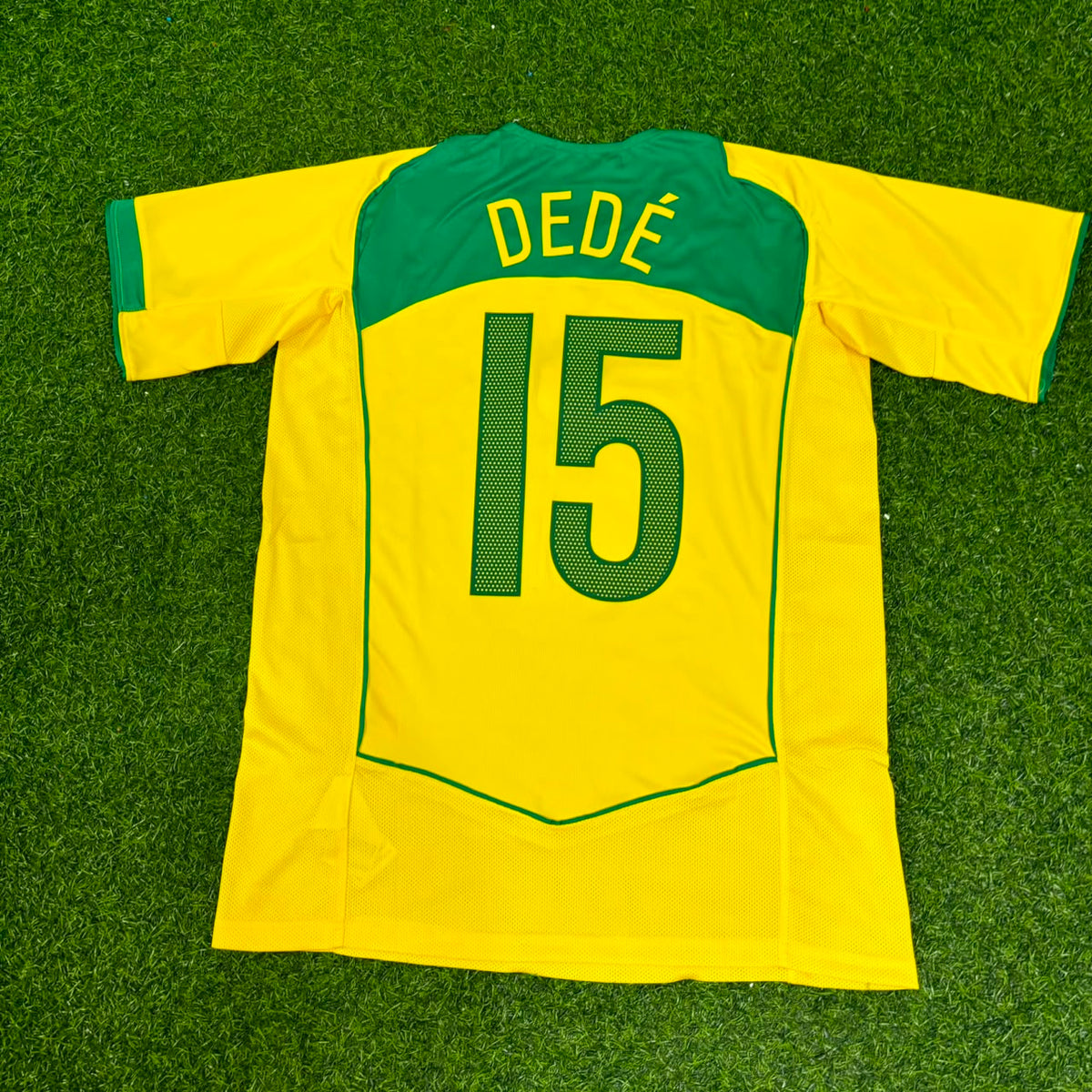 Maillot rétro Dedê 15 – Brésil 2004–2006 – | Trikot | Maillot de football
