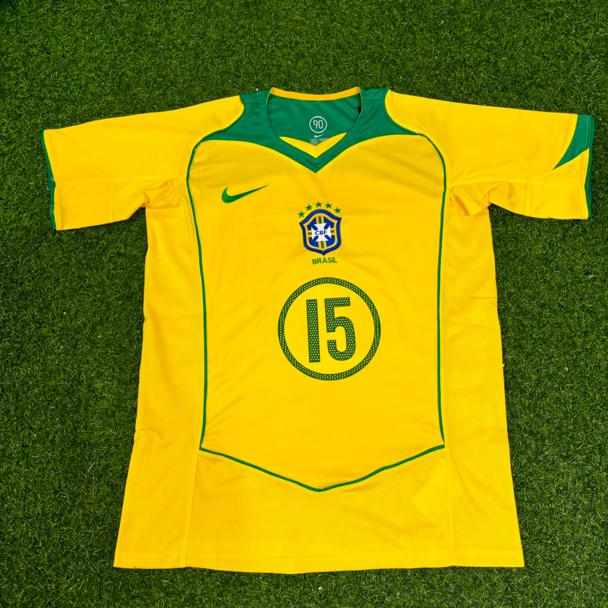 Maillot rétro Dedê 15 – Brésil 2004–2006 – | Trikot | Maillot de football