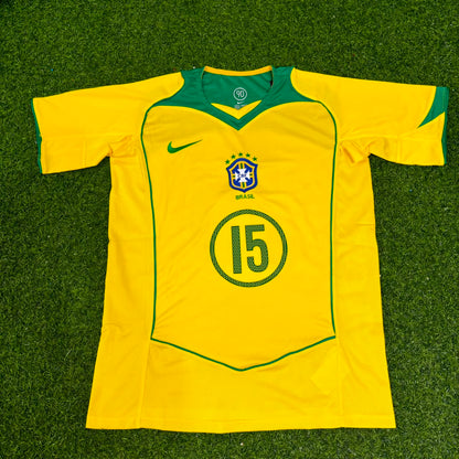 Maillot rétro Dedê 15 – Brésil 2004–2006 – | Trikot | Maillot de football