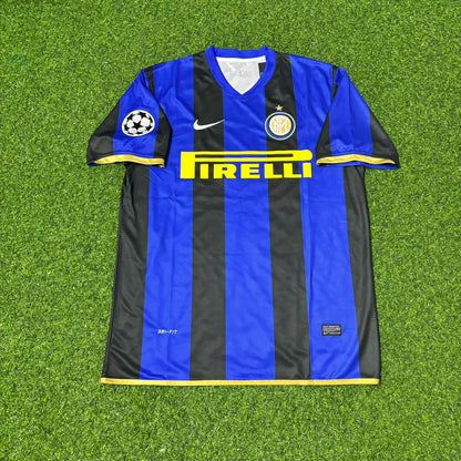 Dejan Stanković #5 Equipación de fútbol retro del Inter de Milán 2008-09