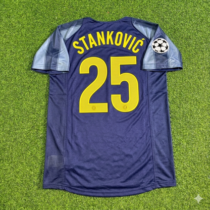 Dejan Stanković #25 Inter Mailand 2004-05 Retro-Fußballtrikot-Set