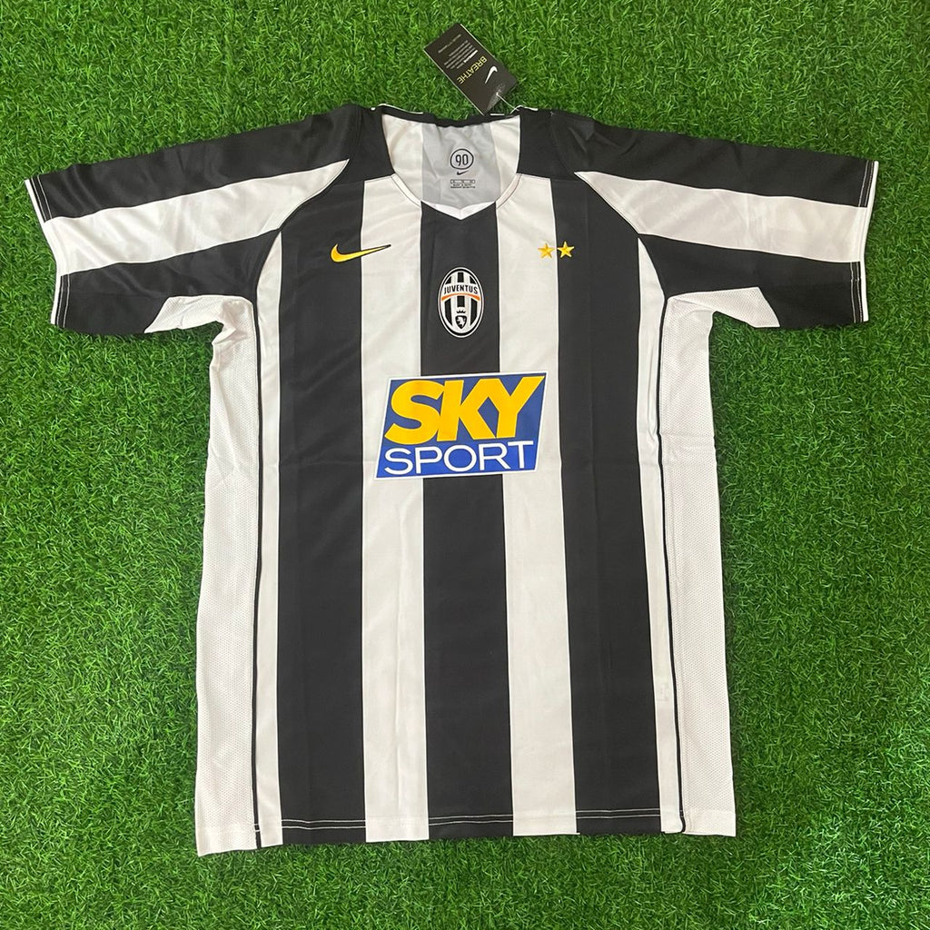 Alessandro Del Piero Juventus 2004-2005 White & Black Retro Jersey | Kit | Trikot | Maillot Soccer Shirt