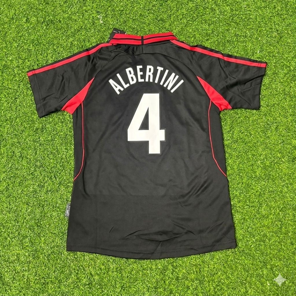 Maillot de football rétro extérieur de l’AC Milan 2000/01 – Demetrio Albertini 4