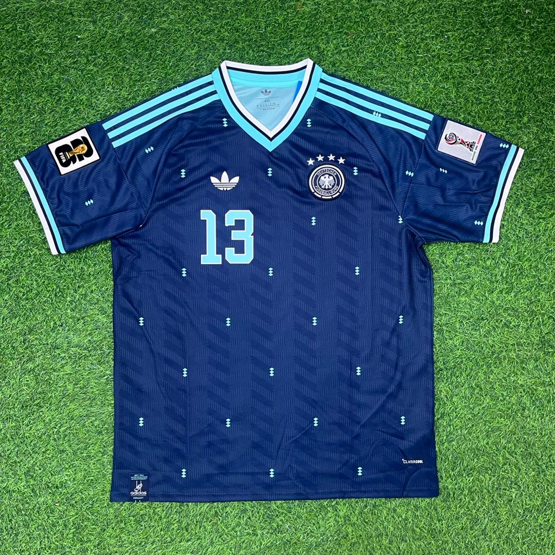 Deniz Undav Germany 2026 World Cup Away Blue Football Jersey